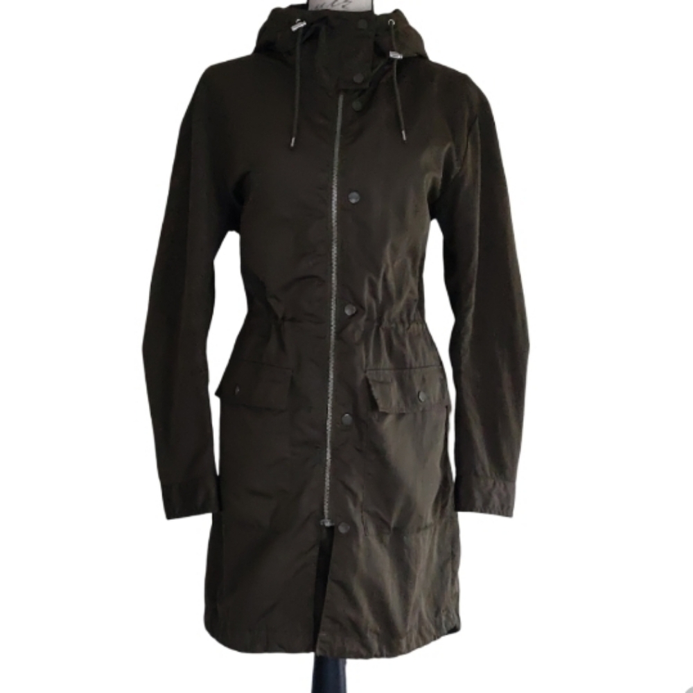 H&M Olive Green Hooded Jacket.